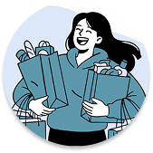 El cliente selecciona y Compra